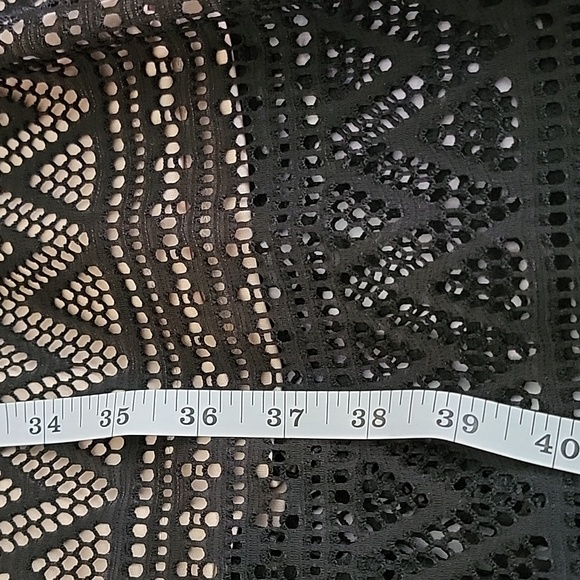 Style and Co. Black sleeveless Maxi overlay dress fully lined XL NWT - Picture 8 of 11